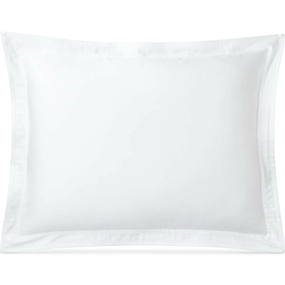 NIB Lauren Ralph Lauren Spencer Cotton Sateen Border King Sham‎ - Picture 1 of 12